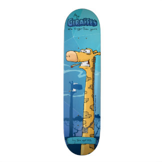 Giraffes aangepaste skateboard. Mijn giraffen zijn Persoonlijk Skateboard