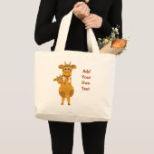 Giraffes aanpassen grote tote bag (Voorkant (product))