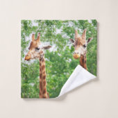 Giraffes badkamerhanddoekset bad handdoek (Wasdoekje)