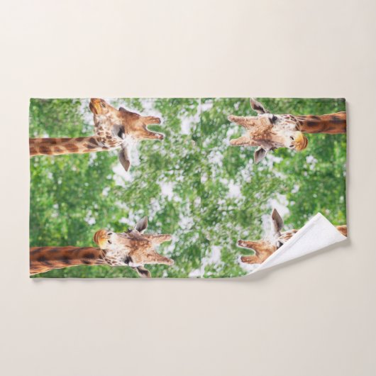 Giraffes badkamerhanddoekset bad handdoek (Handdoek)