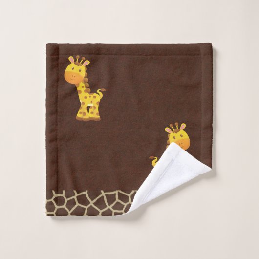 Giraffes badkamerhanddoekset bad handdoek (Wasdoekje)