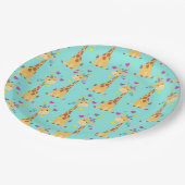 Giraffes - Birthday Party Cute Papieren Bordje (Gekanteld)