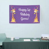 Giraffes - Birthday Party Cute Spandoek (Beurs)