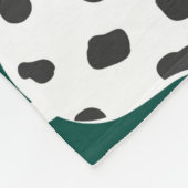 Giraffes, bladeren, met de hand getrokken achtergr fleece deken (Hoek)