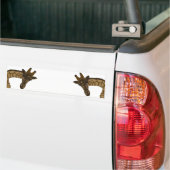 Giraffes Bumpersticker (Op Truck)