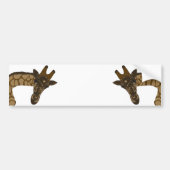 Giraffes Bumpersticker (Voorkant)