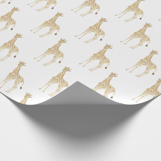 Giraffes Cadeaupapier (Hoek)