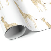 Giraffes Cadeaupapier (Rol Hoek)