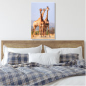 Giraffes Canvas Afdruk (Insitu (Slaapkamer))