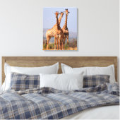 Giraffes Canvas Afdruk (Insitu (Slaapkamer))