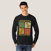 Giraffes Check All My Boxes  Giraffes T-shirt (Voorkant volledig)