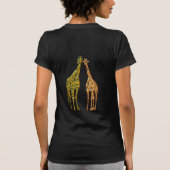 Giraffes combinatie van T-Shirt Golden Modern Desi (Achterkant)