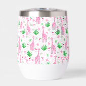 Giraffes Cosmopolitans Pink Preppy (Voorkant)