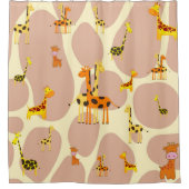Giraffes Douchegordijn (Voorkant)