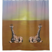 Giraffes Douchegordijn (Voorkant)