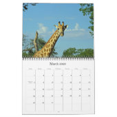 Giraffes een agenda voor 2019 kalender (Mar 2026)