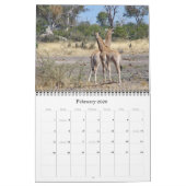 Giraffes een agenda voor 2019 kalender (Feb 2026)