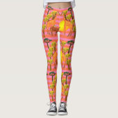 Giraffes en kamelen Leggings (Voorkant)