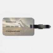 Giraffes en landschap bagagelabel (Achterkant horizontaal)