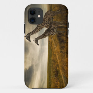 Giraffes en landschap Case-Mate iPhone case