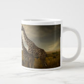 Giraffes en landschap grote koffiekop (Rechts)