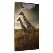 Giraffes en landschap klembord (Rechts)