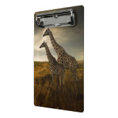 Giraffes en landschap mini klembord (Angled2)