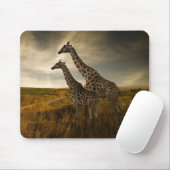 Giraffes en landschap muismat (Met muis)