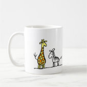 Giraffes en Zebras mok (Links)
