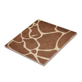 Giraffes! exotische dierprintontwerpen! tegeltje (Zijkant)