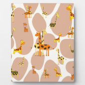 Giraffes Fotoplaat (Voorkant)