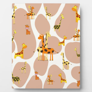 Giraffes Fotoplaat