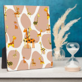 Giraffes Fotoplaat (Zijkant)