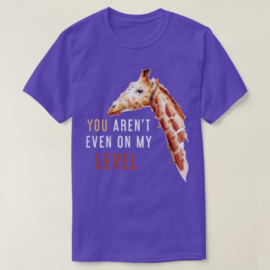 Giraffes Funny Giraffe T-shirt (Design voorkant)