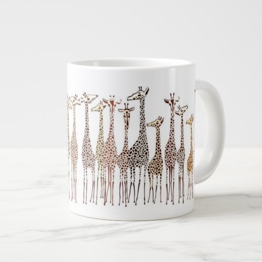 Giraffes Grote Koffiekop (Voorkant rechts)