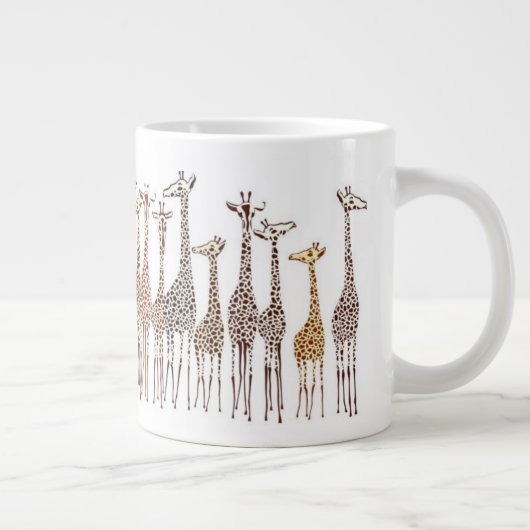 Giraffes Grote Koffiekop (Rechts)