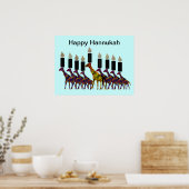 Giraffes Hannukah Print (Keuken)