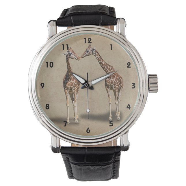 GIRAFFES HORLOGE (Voorkant)
