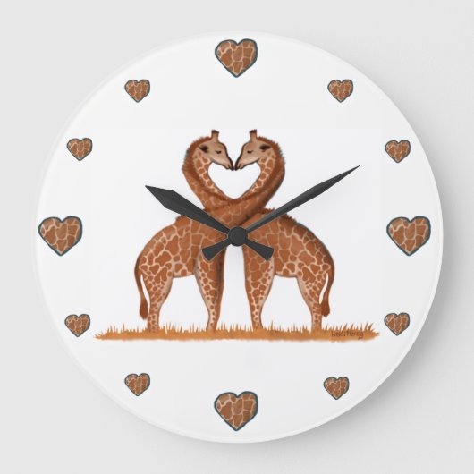 Giraffes houden van klokken (Voorkant)