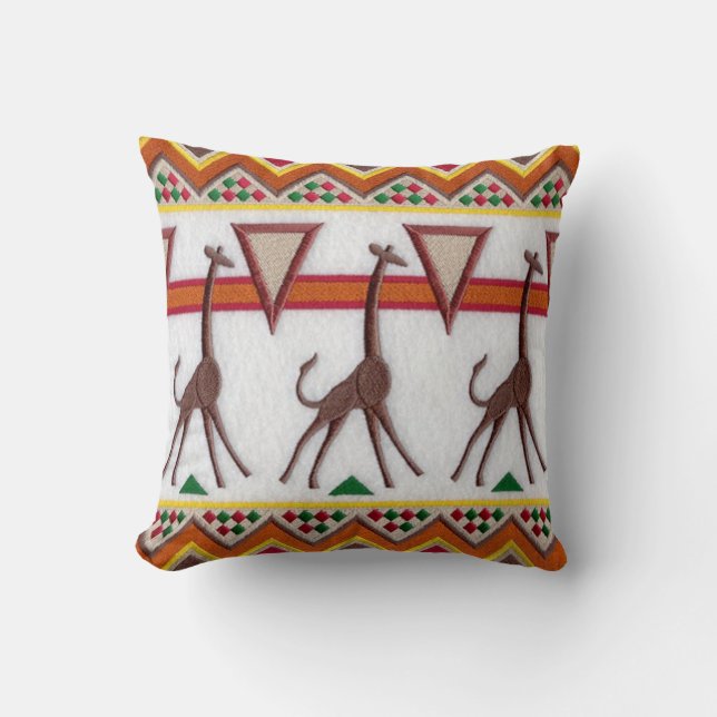 Giraffes in Africa Pillow Kussen (Voorkant)
