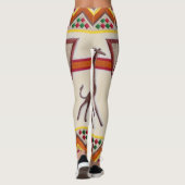 Giraffes in Afrika Leggings (Achterkant)