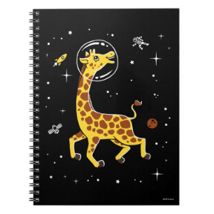 Giraffes in de ruimte notitieboek