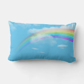 Giraffes in Grass met Rainbow Lumbar Kussen (Achterkant)