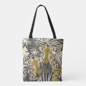 Giraffes in het nachtbos. tote bag (Achterkant)