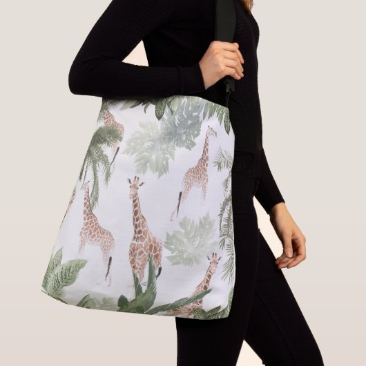 Giraffes in het Oerwoud #1 #kinder #wall #decor #a Crossbody Tas (Dichtbij)