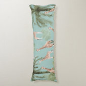 Giraffes in het Oerwoud #3 #kinder #wall #decor #a Lichaamskussen (Voorkant Verticaal)