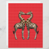 Giraffes in liefde (Voorkant / Achterkant)