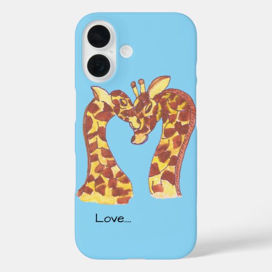 Giraffes in liefde Case-Mate iPhone case (Achterkant)