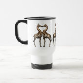 Giraffes in liefde reisbeker (Links)