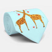 Giraffes in liefde stropdas (Opgerold)